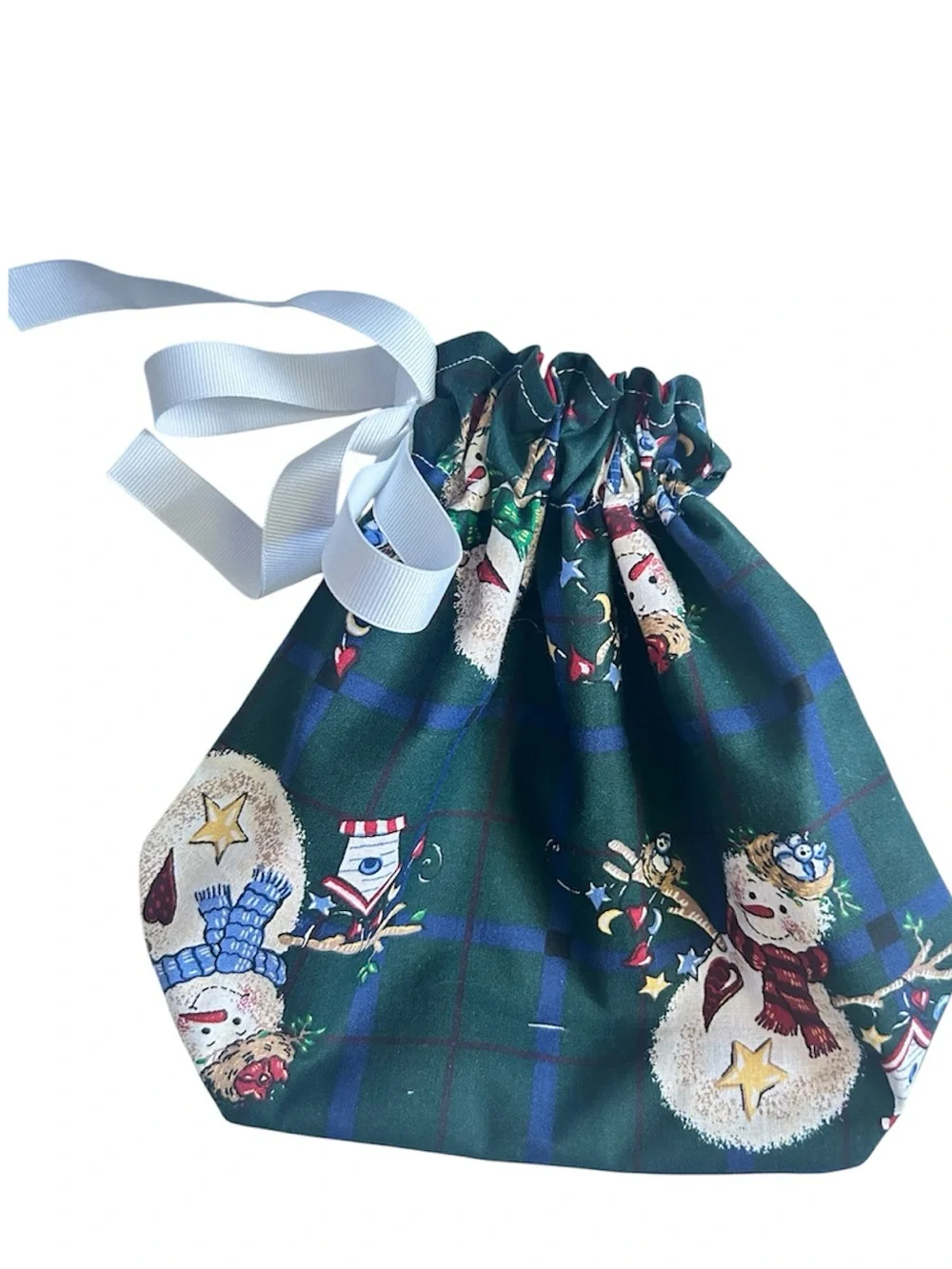 Hand Crafted festive drawstring